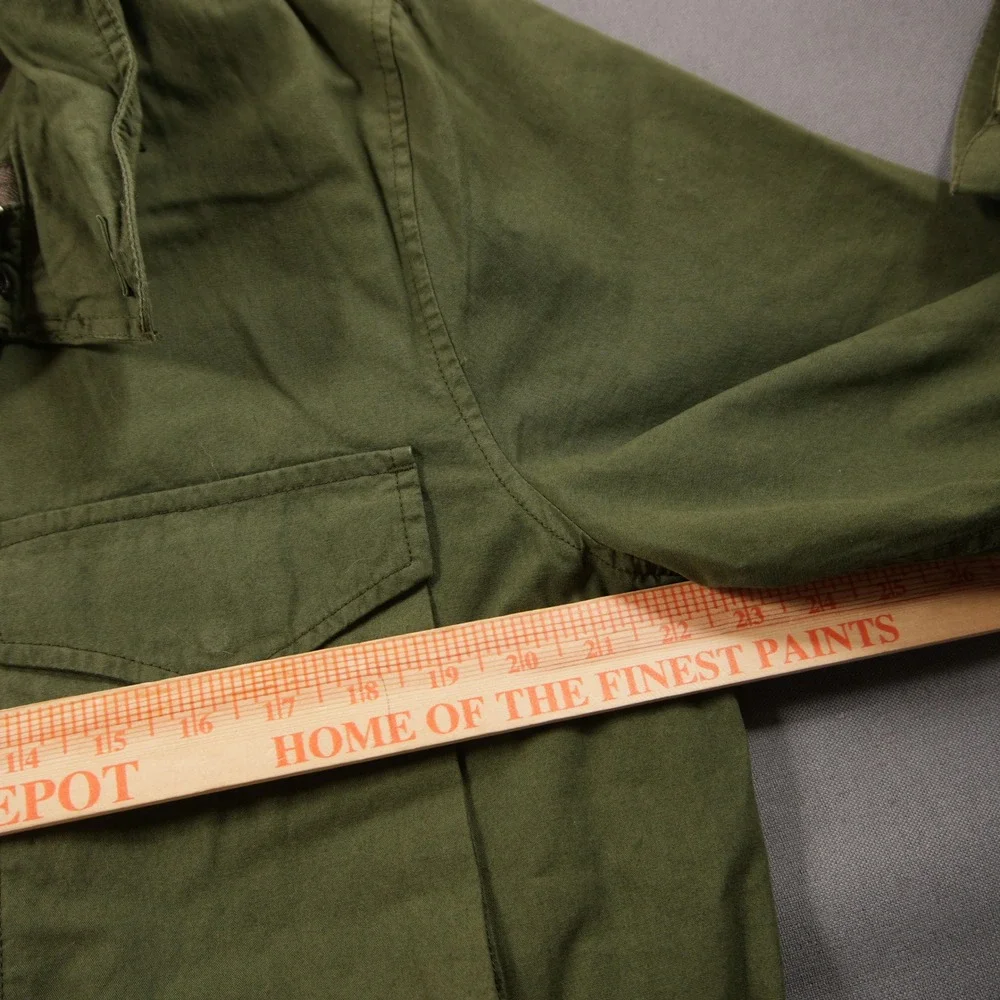 J.Crew Military Field Utility M65 Viscose Cotton Men Jacket M Hooded Field Work